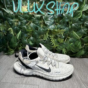 Nike Free Run RN 5.0 Next Men's Size 8  White Black Running Shoes CZ1884-010